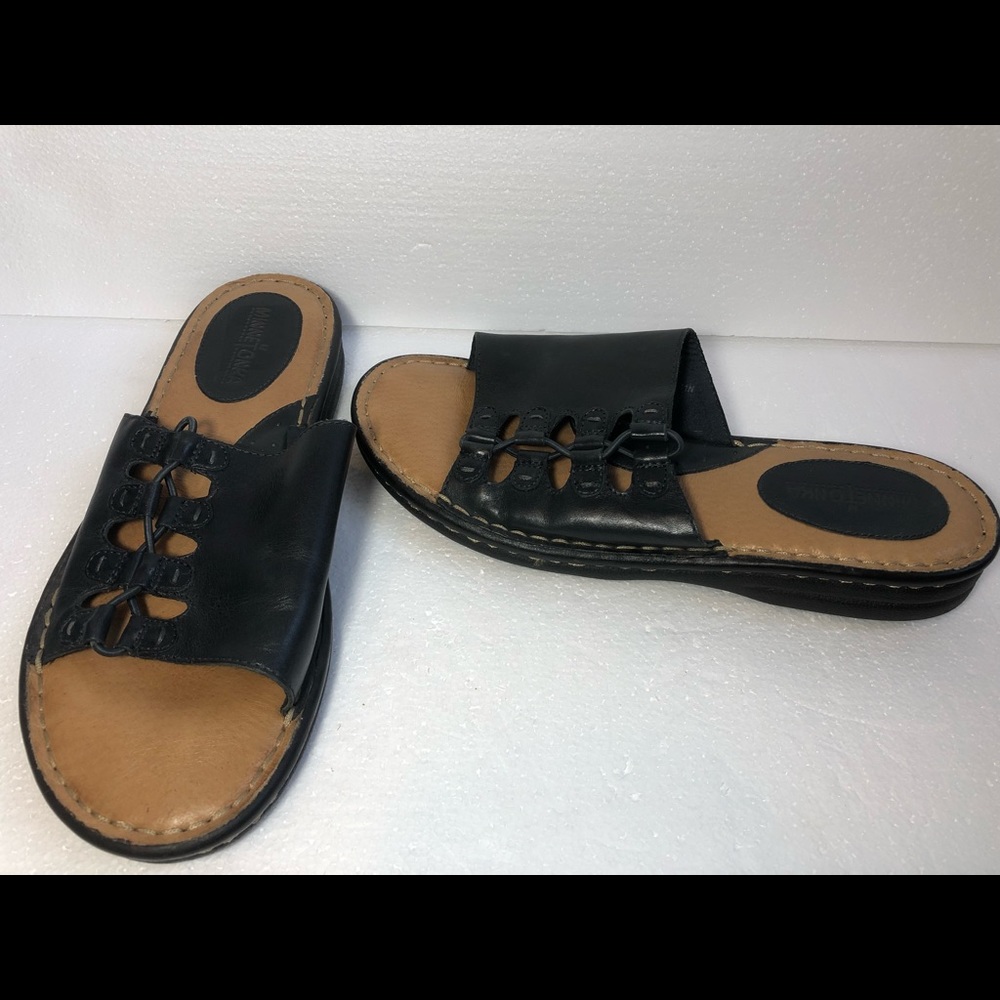 🛑SOLD🛑Minnetonka gilly elastic leather